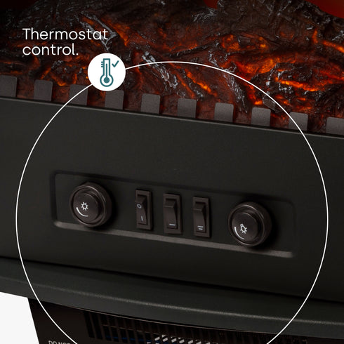 Victoria Electric Fireplace - Black